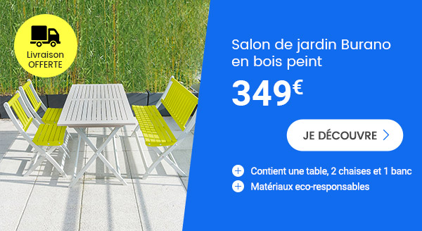 Salon de jardin Burano