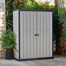 Armoire de jardin en résine Brossium H181,5 cm