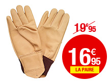 Paire de gants de jardinage gamm vert 16,95 €