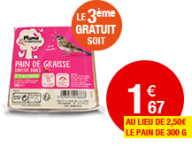 Pain de graisse, plume & Compagnie 1,67 €
