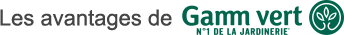 Les avantages de Gamm vert